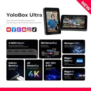 YoloLiv YoloBox Ultra All-in-One Multicamera Live Streaming and Switching System